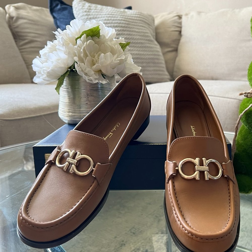 Ferragamo Women's Ofelia Gancini Loafers